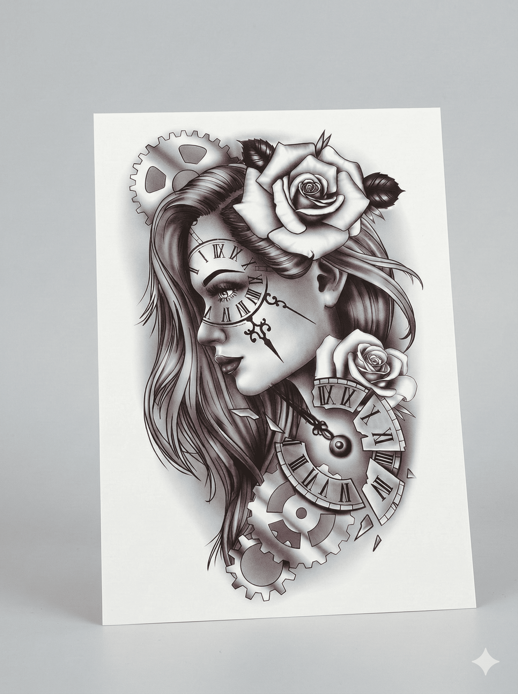 Mulher relógio 3D Media